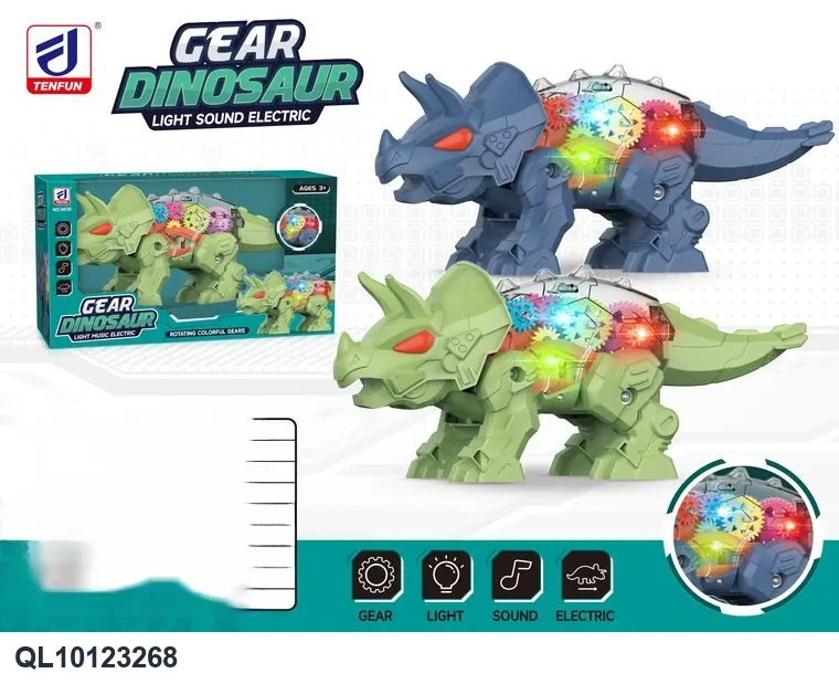Electric Gear Dinosaur Window Box wholesale from Qili Toys