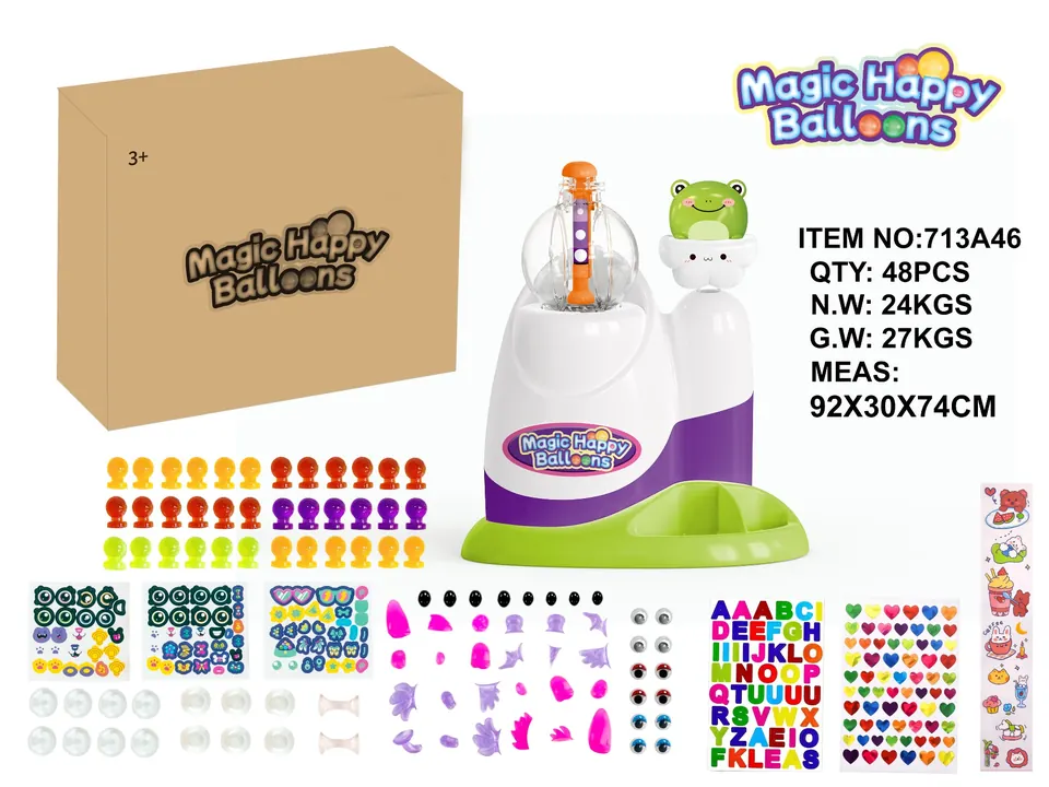 Frog Style Magic Ball Bobo Sticky Sticky Sticky Sticky Sticky English Version Has Been Upgraded With Many Accessories E-Commerce Box wholesale from Qili Toys