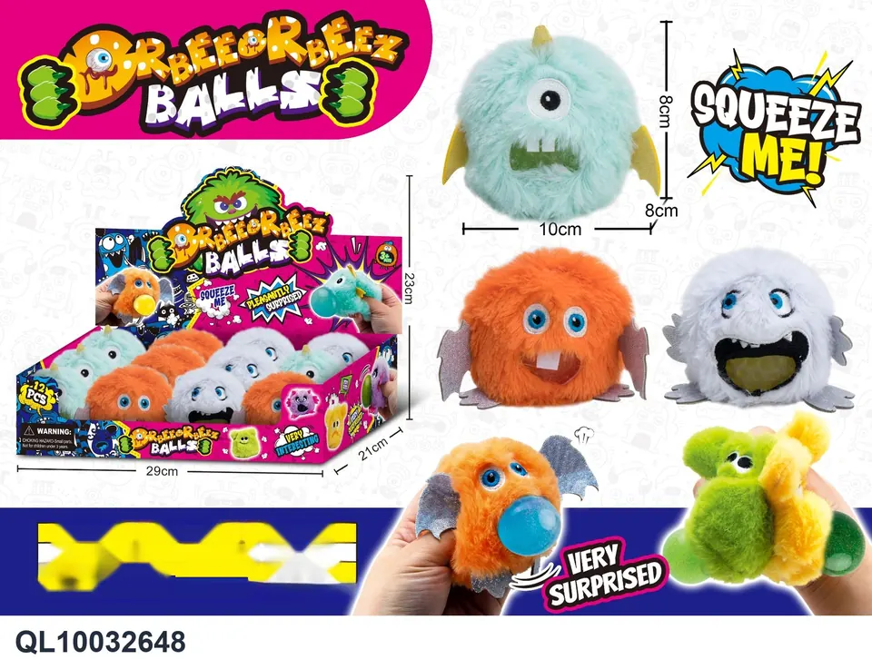 Glittery Soft Squishy Pillow Plush Toy - Stress Relief And Anxiety Reduction Display Box wholesale from Qili Toys