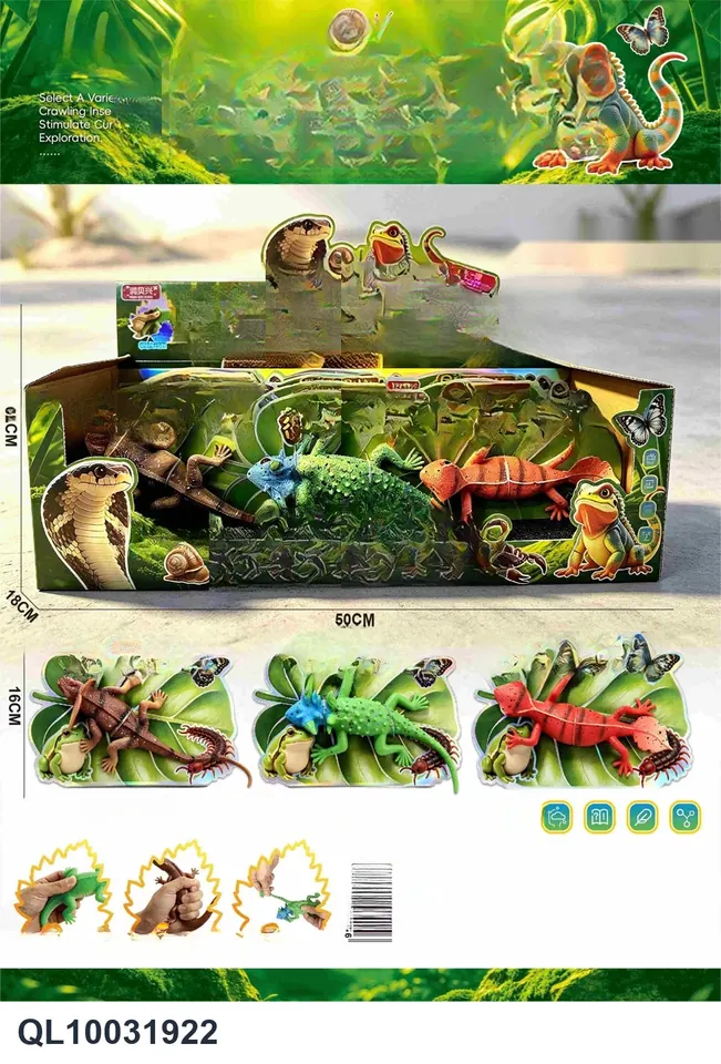 Insect Stretching Set (12 pieces, single insect per set) Display Box wholesale from Qili Toys