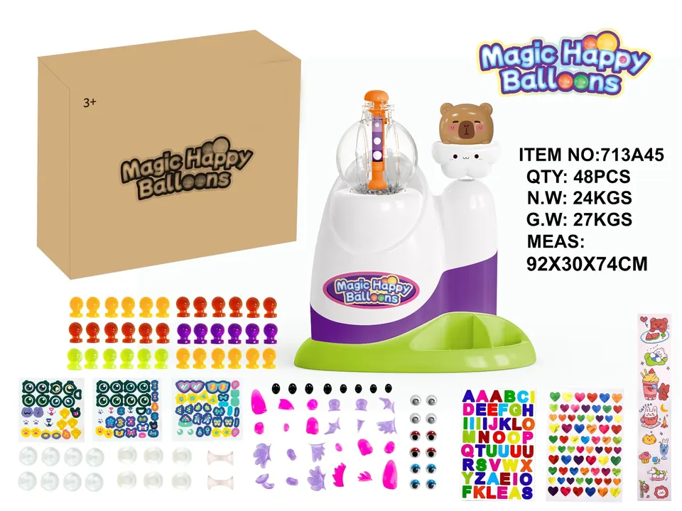 Kapibala's Magic Ball Bobo Sticky Sticky English Version Has Been Upgraded With Many Accessories E-Commerce Box wholesale from Qili Toys