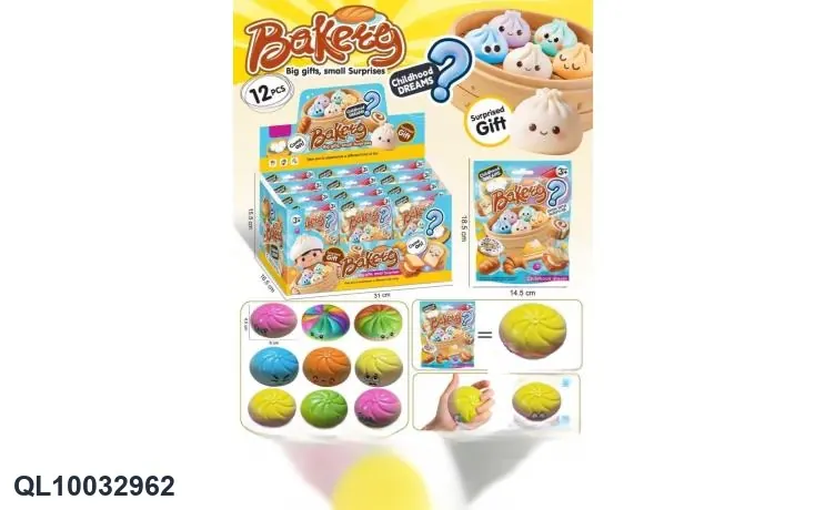 Novel And Interesting "Slow-Return Dough Ball" Stress Relief Toy. Disassembly Pack wholesale from Qili Toys