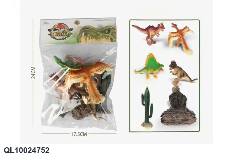 PVC Bagged Dinosaur PVC Header Bag wholesale from Qili Toys