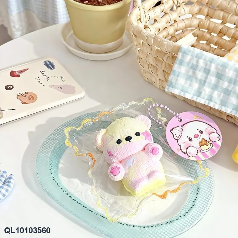 "Patchwork And Mending Series: Adorable Silicone Stuffed Animals" Image Of Display Case wholesale from Qili Toys
