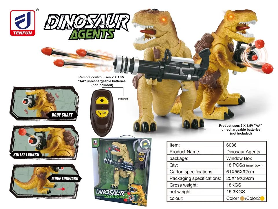Remote Control Special Attack Dinosaur Window Box wholesale from Qili Toys