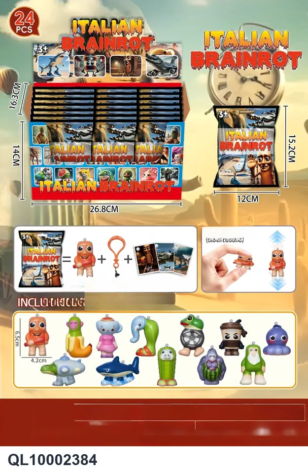 Slow Rebound Shan Hai Jing Blind Bag 24PCS Display Box wholesale from Qili Toys