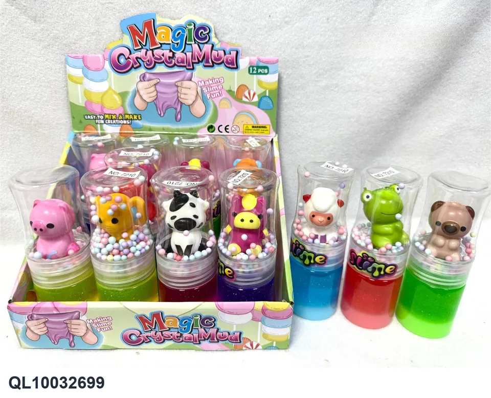 Slow-Rebound Slime Display Case, 12 Bottles Display Box wholesale from Qili Toys