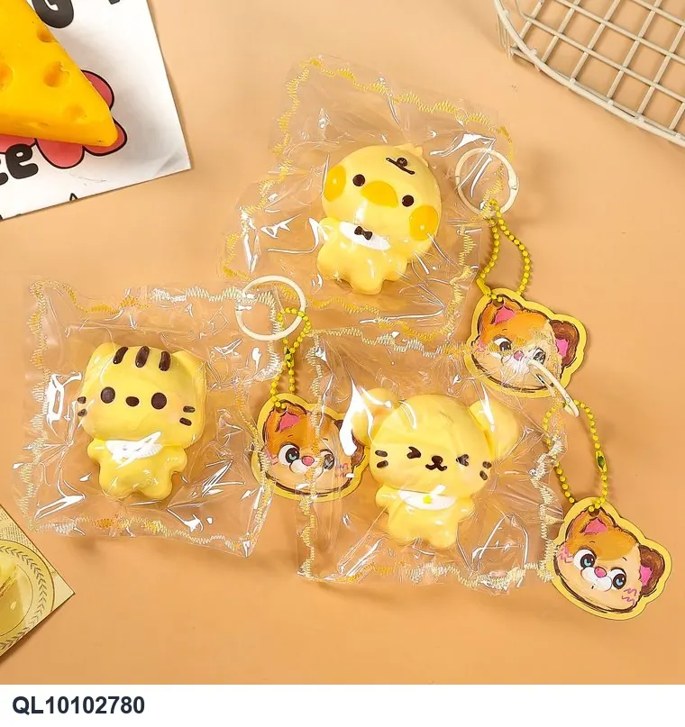 "Squishy Squeeze Toy" Duck Bread From The Bakery Image Of Display Case wholesale from Qili Toys