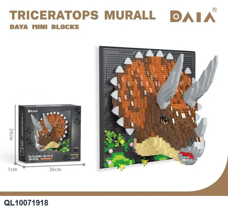 Triangular Dragon Mural Boxed wholesale from Qili Toys
