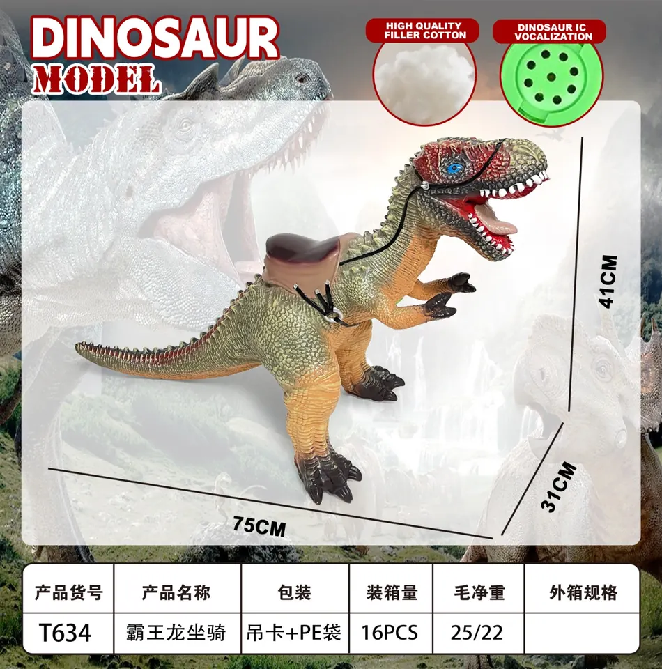 Tyrannosaurus Rex (mount) PE Bag+Elevator wholesale from Qili Toys