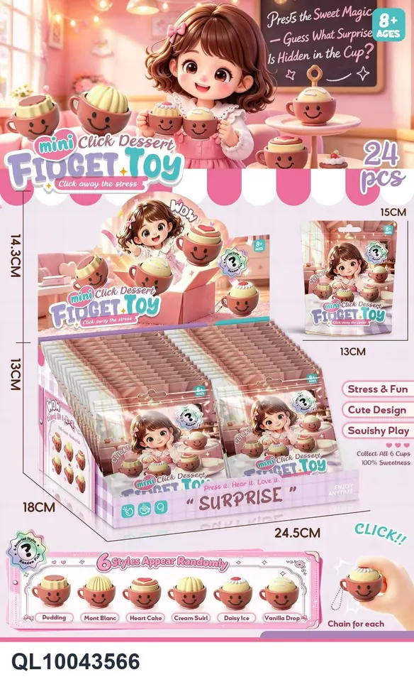 Unzip Sweet House Display Box wholesale from Qili Toys
