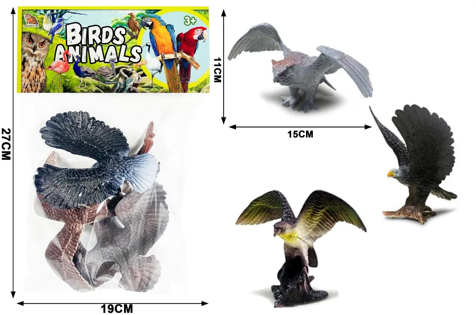 3 Birds PVC Header Bag wholesale from Qili Toys