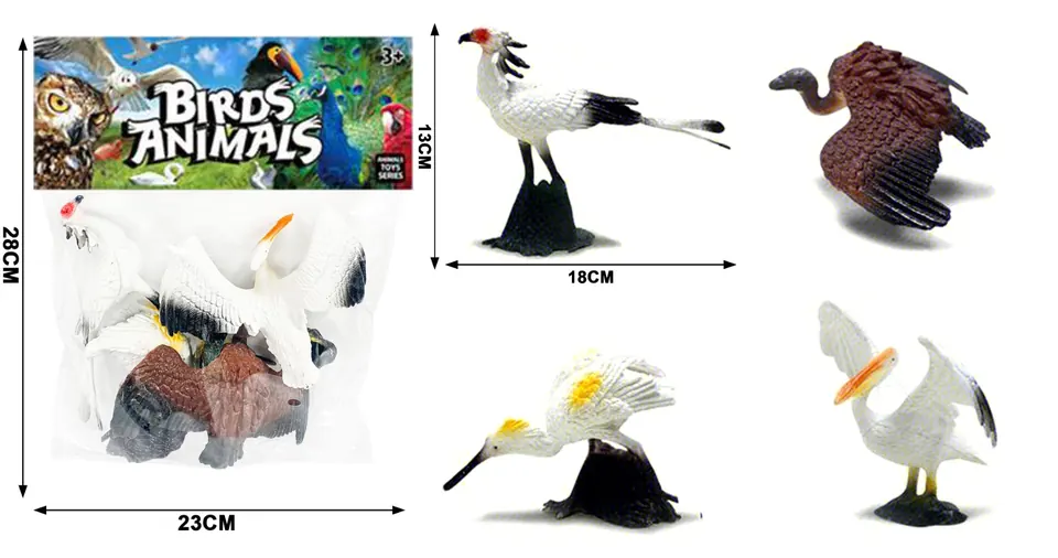 4 Birds PVC Header Bag wholesale from Qili Toys