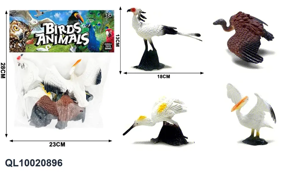 4 Birds PVC Header Bag wholesale from Qili Toys