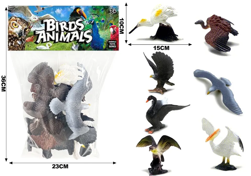 7 Birds PVC Header Bag wholesale from Qili Toys