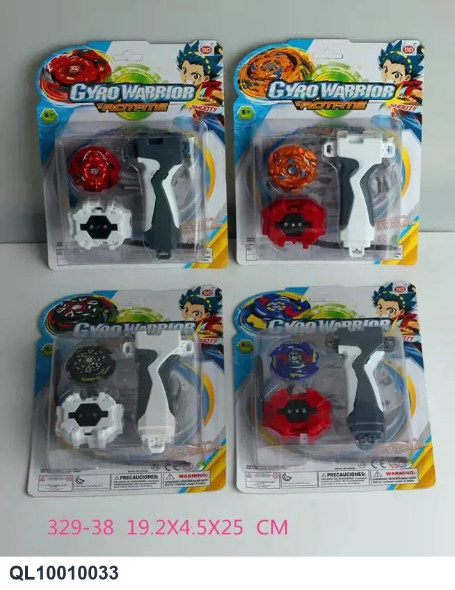 Alloy Combat Spinning Top Blister Board wholesale from Qili Toys