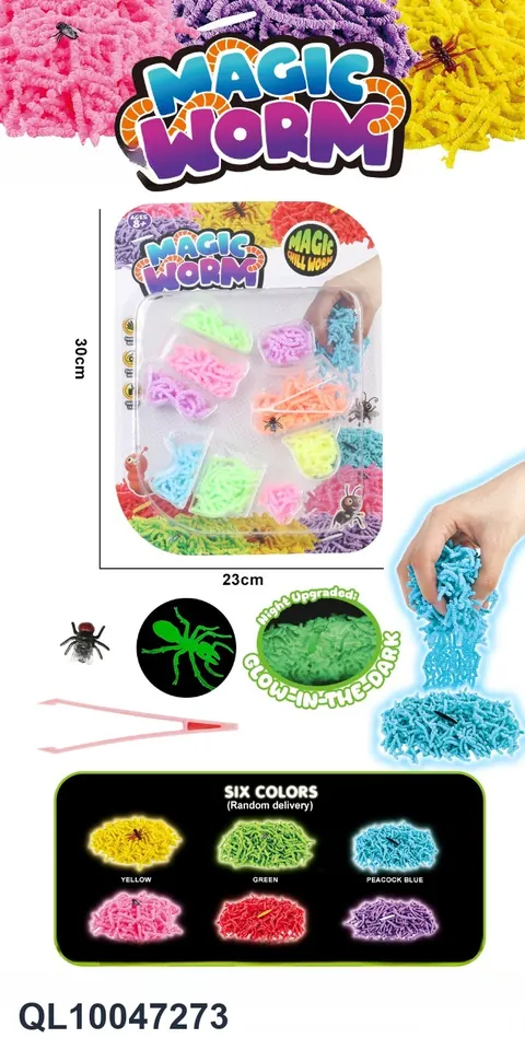 Dinosaur Lobster Luminous Magic Bug 3 Assorted Packs Blister Board wholesale from Qili Toys
