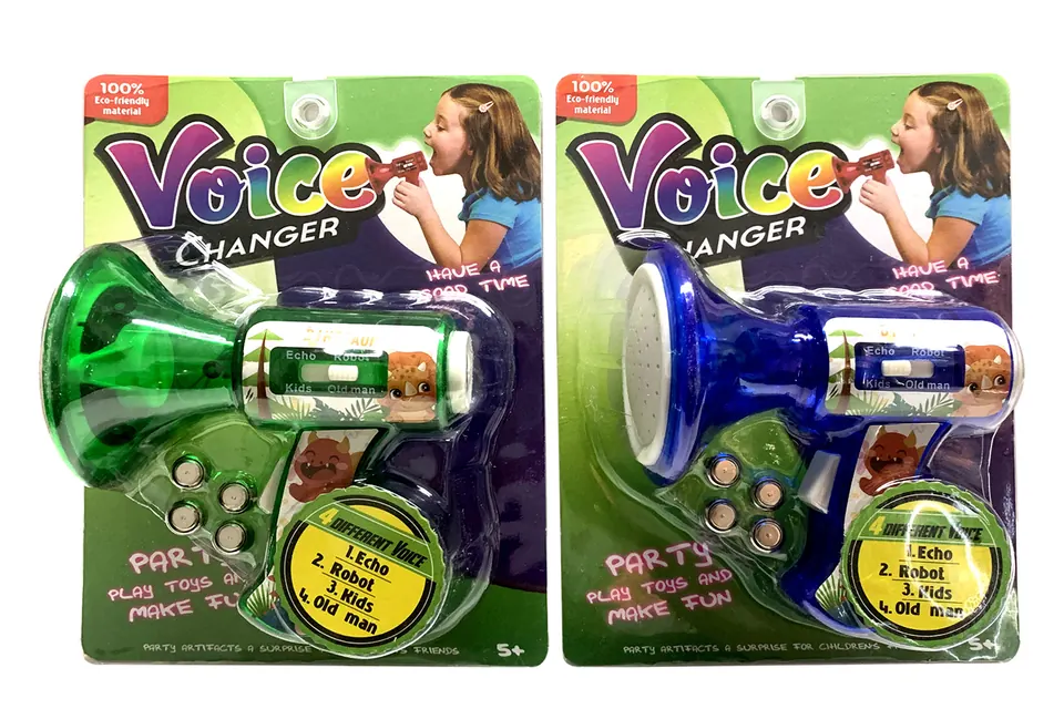 Dinosaur Voice Changing Speaker/Voice Changing Speaker 2-Color Mixed Pack (battery included) Insert Board wholesale from Qili Toys