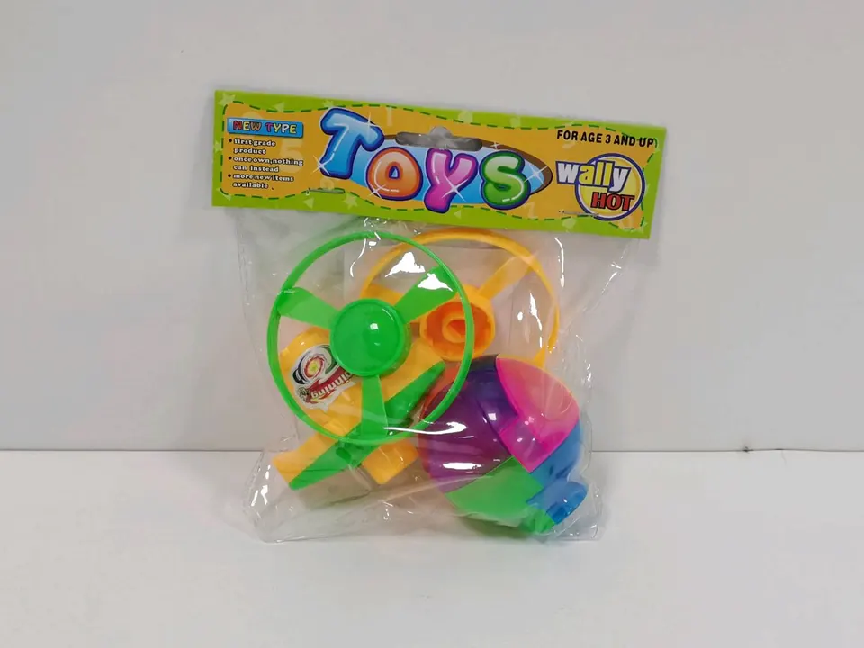 Emitter Light DIY Assembly Plus Two Flying Saucer Gyros PVC Header Bag wholesale from Qili Toys