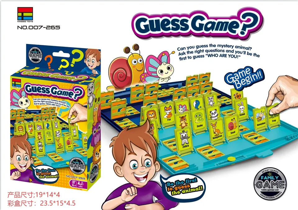 Guess The Animal Game Color Box wholesale from Qili Toys