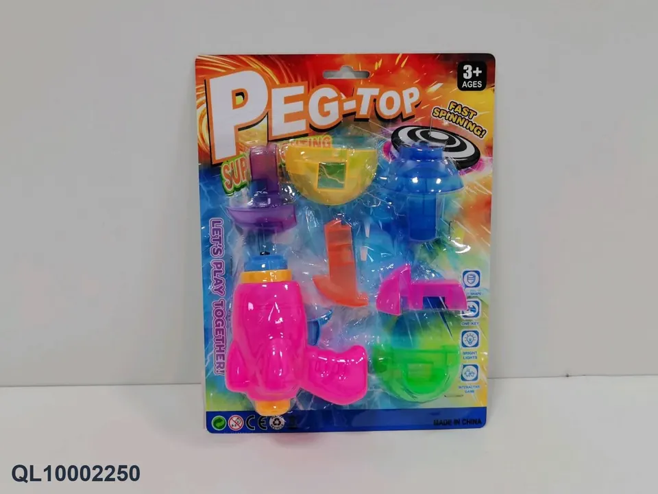 Gun DIY Two-Color Light Assembly Top Blister Board wholesale from Qili Toys