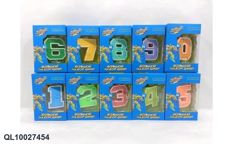 Medium Number-Dinosaur Converting Robot, 10 Styles Window Box wholesale from Qili Toys