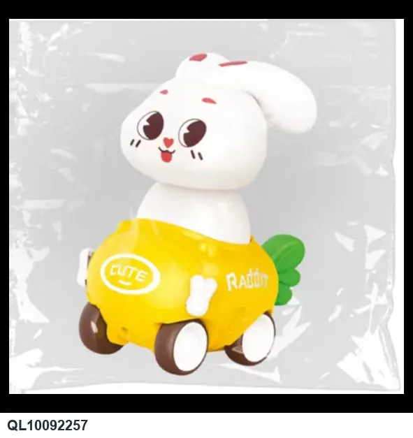 Squeeze The White Rabbits (four colors: orange, yellow, blue, red) (Chinese Version) Single OPP Bag Packaging wholesale from Qili Toys