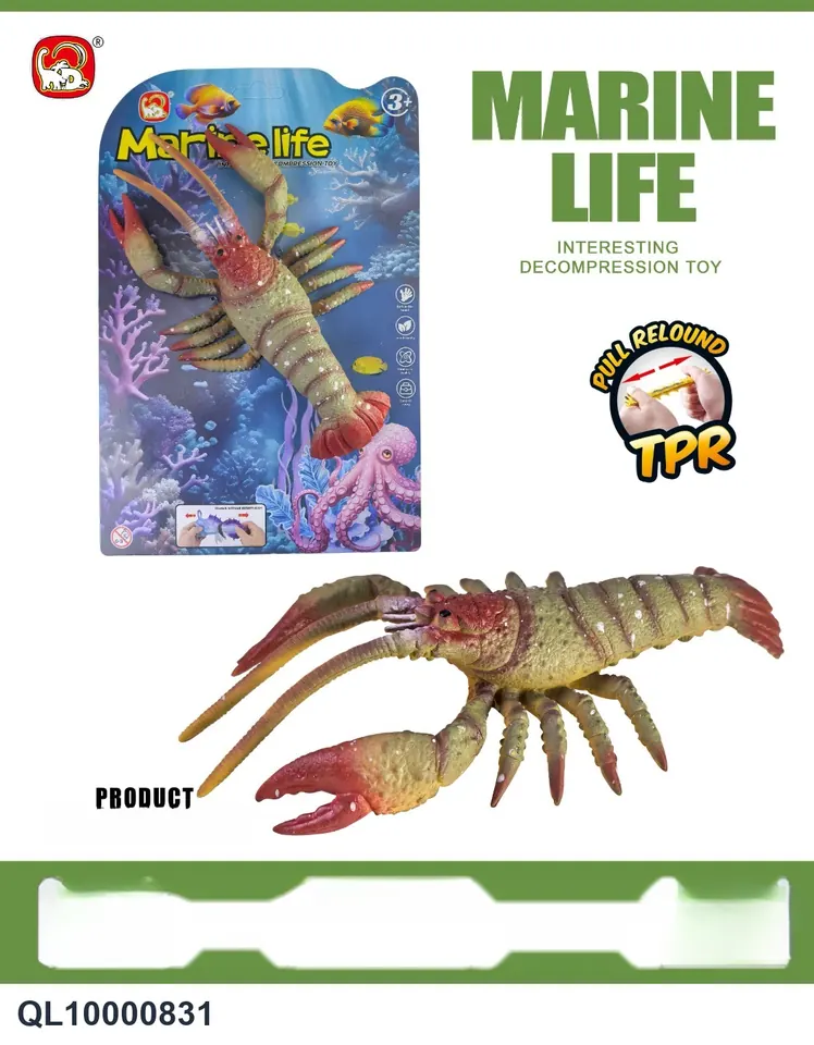 TPR Giant Lobster (red) Tie Board wholesale from Qili Toys