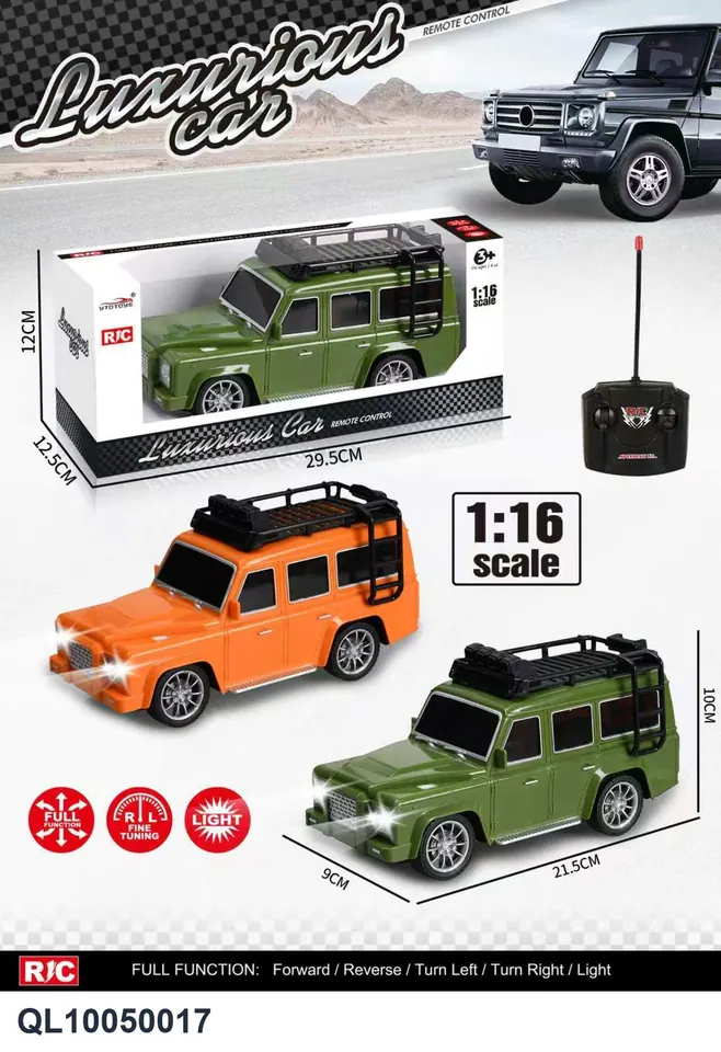 1:16 4-Channel Remote Control Car Mercedes Benz With Lights Window Box wholesale from Qili Toys