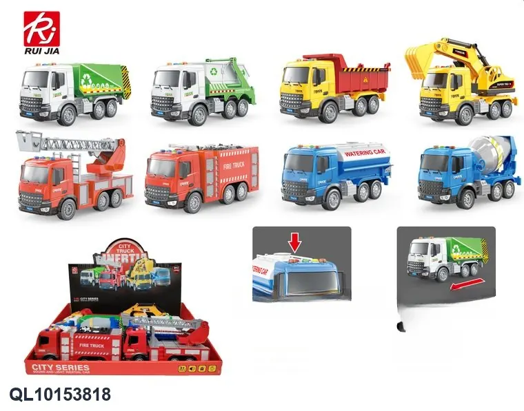 1:18 Scale Display Case With Inertia, Lights, And Sound (1 case contains 8 models) Display Box wholesale from Qili Toys