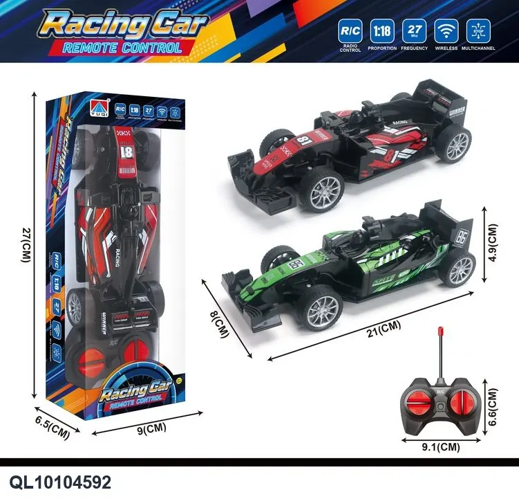 1:18 Scale F1 Remote Control Car [Battery Not Included] Window Box wholesale from Qili Toys