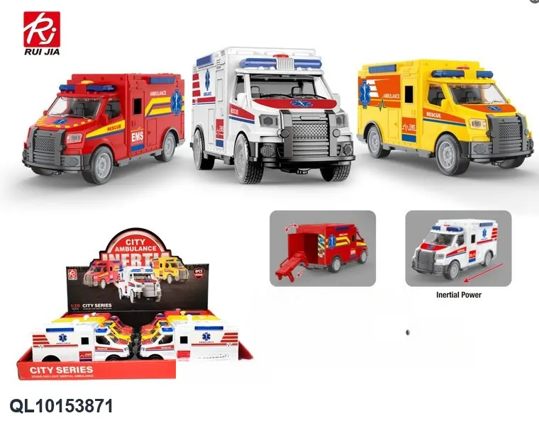 1:20 Inertia Display Box - With Lights And Sound (1 box contains 6 units) Display Box wholesale from Qili Toys