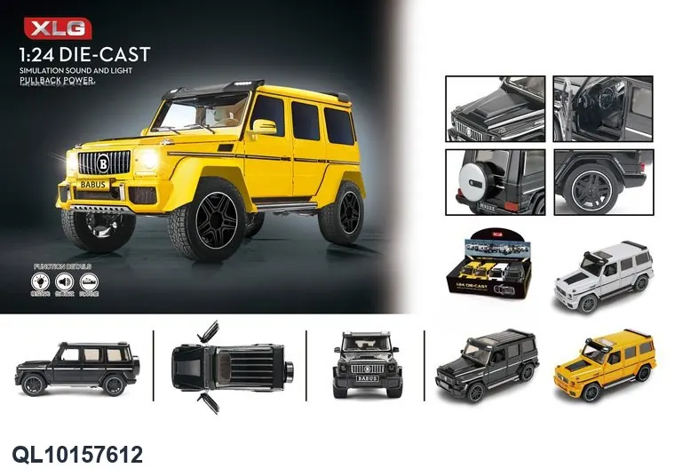 1:24 Mercedes-Benz, Modified Version (likely a model car) Display Box wholesale from Qili Toys
