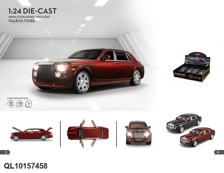 1:24 Rolls-Royce Phantom Display Box wholesale from Qili Toys