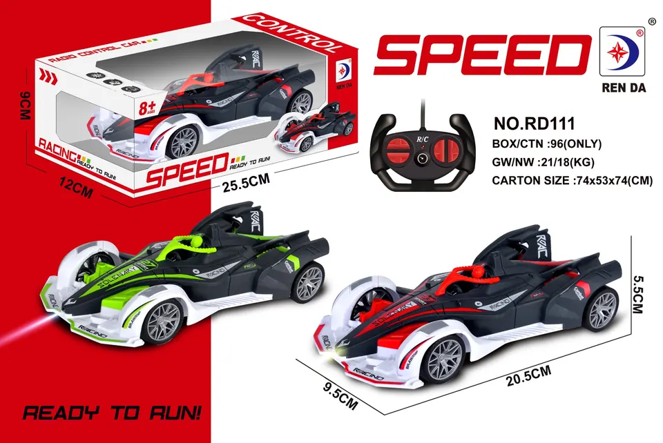 1:24 Scale Remote Control F1 Race Car (battery not included) Window Box wholesale from Qili Toys