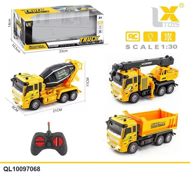1:30 Four Tong Remote Control Lighting Vehicle Color Box wholesale from Qili Toys