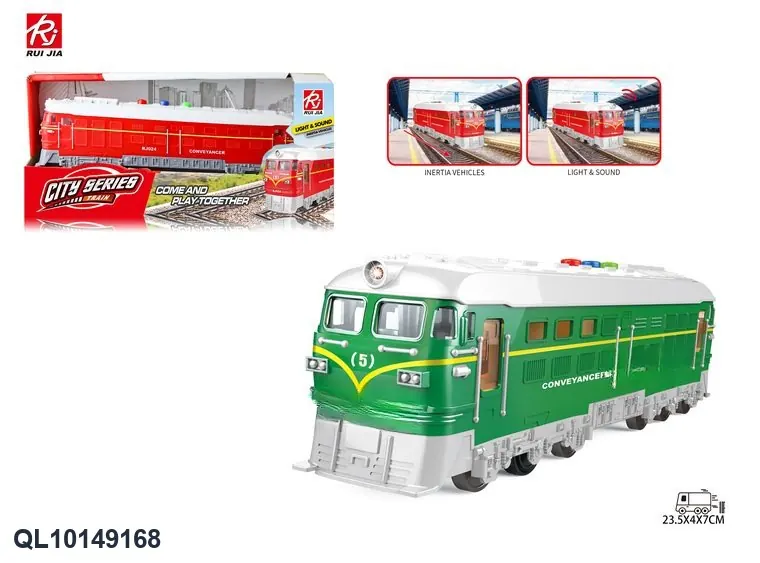 1:32 Toy Train, With Realistic Movement, Lighting, And Sound Effects. Display Box wholesale from Qili Toys