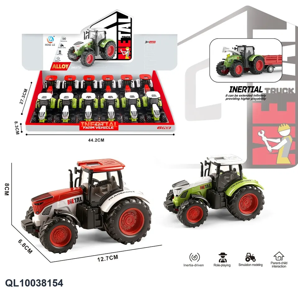 1:36 Alloy Farmer's Car Display Box Display Box wholesale from Qili Toys