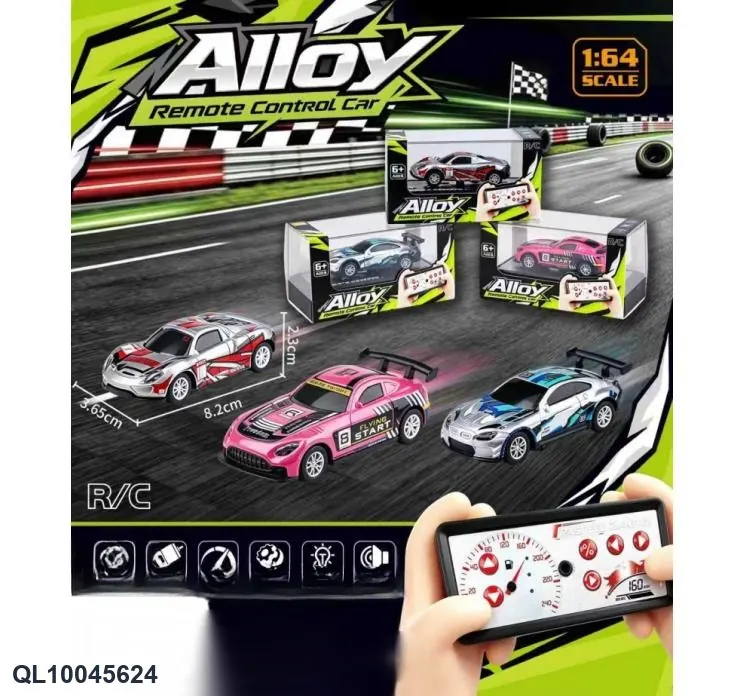1:64 Alloy Remote Control Car (battery not included) Window Box wholesale from Qili Toys