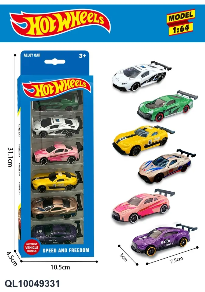 1:64 Die-Cast Racing Sliding Alloy Car Window Box wholesale from Qili Toys