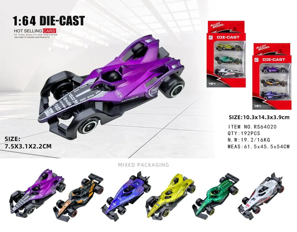 1:64 Sliding Alloy Car Window Box wholesale from Qili Toys