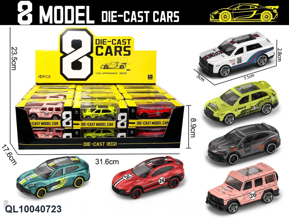 1:64 Sliding Alloy Car Display Box wholesale from Qili Toys