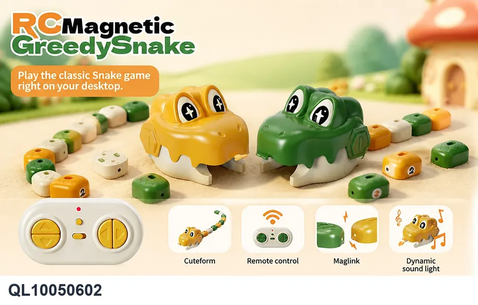 2.4G Five-Way Remote Control Snake (battle version) (battery included) Sealed Box wholesale from Qili Toys