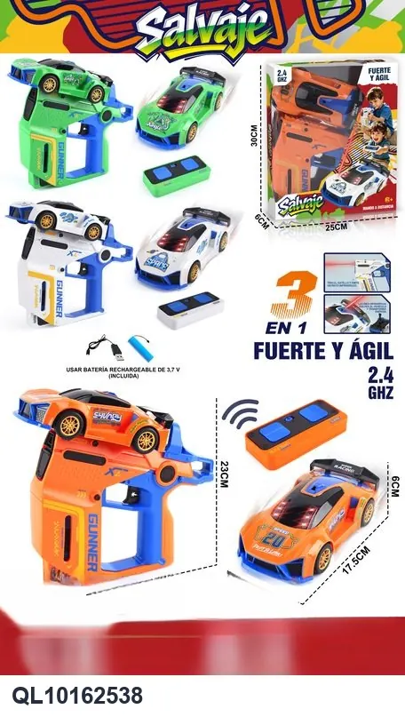 2.4G Infrared Gun Shooting Remote Control Car - Spanish Gun Car Interactive Set West-Facing Window Frame wholesale from Qili Toys