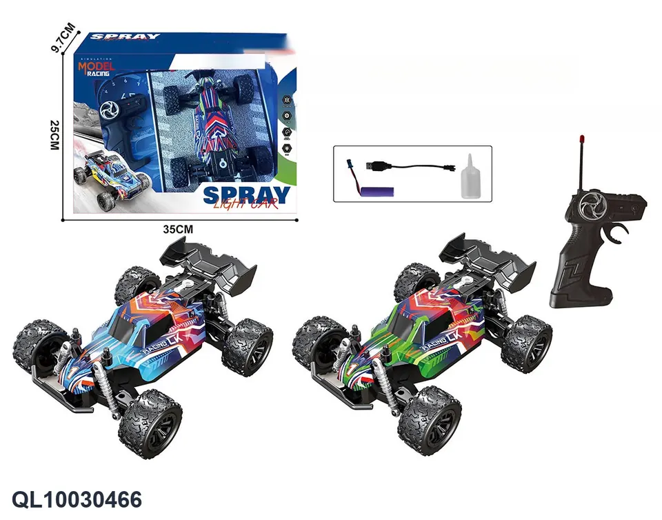 5-Channel Spray Paint With Colorful LED Lights, PVC Casing, For F1 Racing Cars (excluding electrical components). Window Box wholesale from Qili Toys
