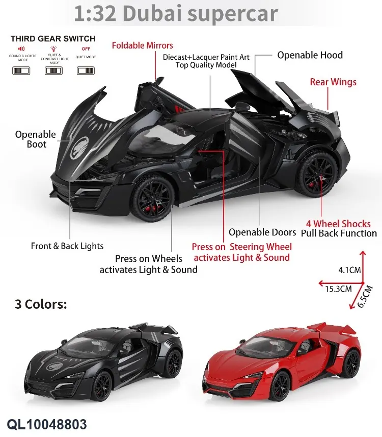 Alloy Car PET Box wholesale from Qili Toys
