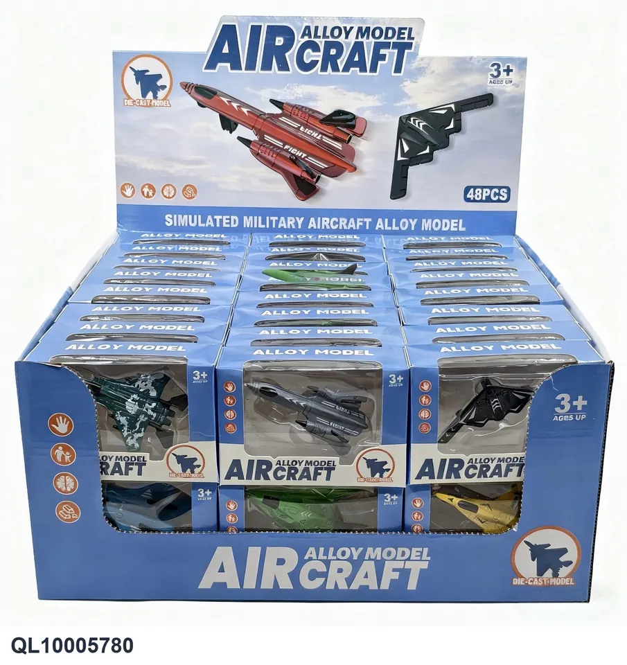 Alloy Military Aircraft Display Box wholesale from Qili Toys