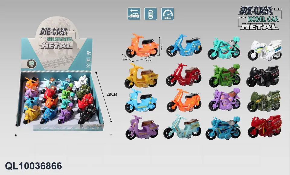 Alloy Motorcycle Belt Display Box wholesale from Qili Toys