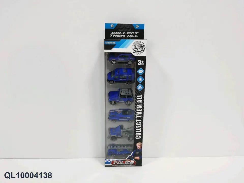Alloy Taxi Police Car Window Box wholesale from Qili Toys