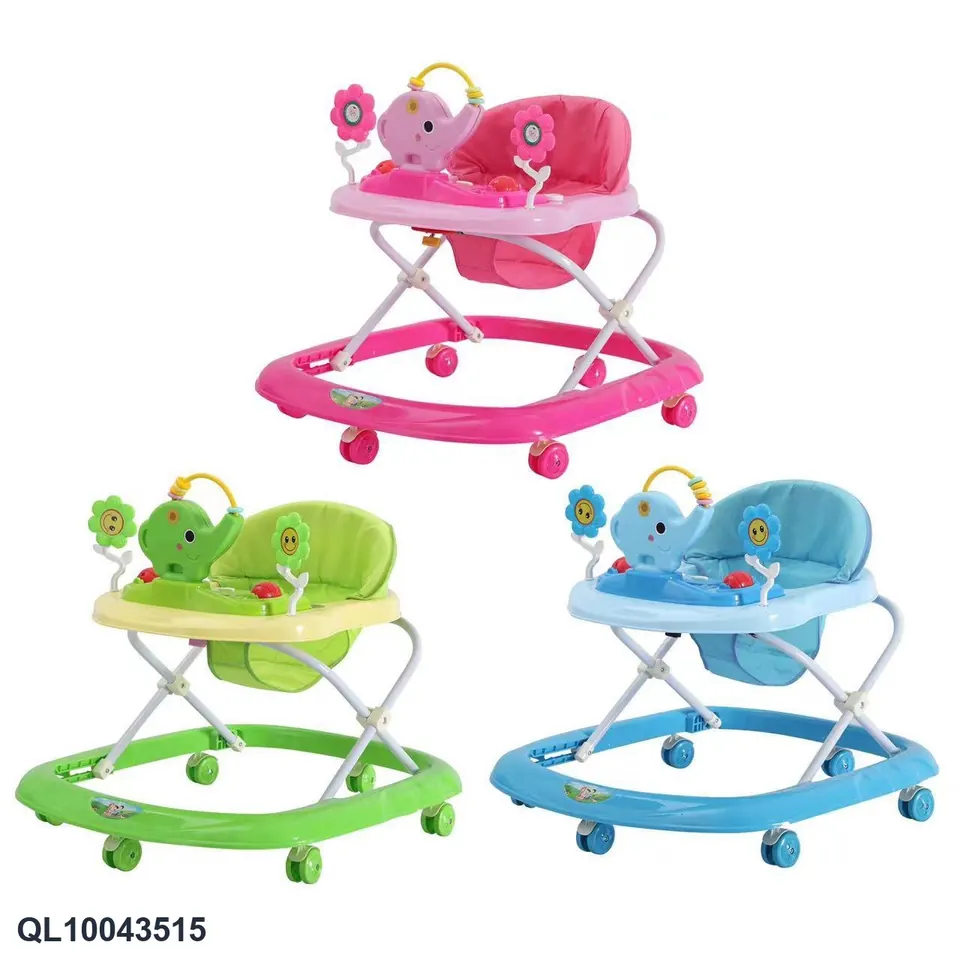 Baby Walker Green Pink Blue Bulk wholesale from Qili Toys